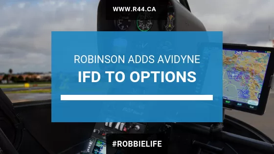 Robinson Adds Avidyne IFD Options